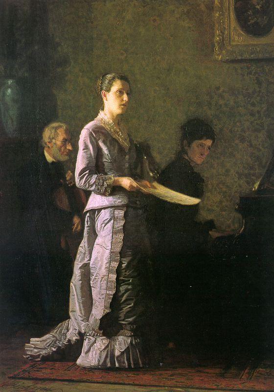 Thomas Eakins The Pathetic Song Germany oil painting art